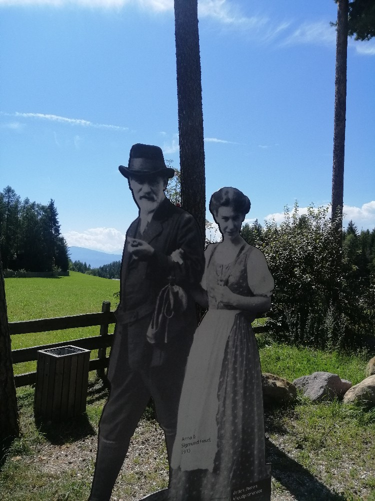 Sigmund Freud mit seiner Frau - nach ihm wurde dieser wunderbare Wanderweg benannt